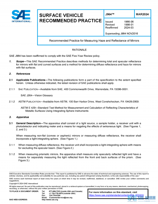 SAE J 964 Series PDF