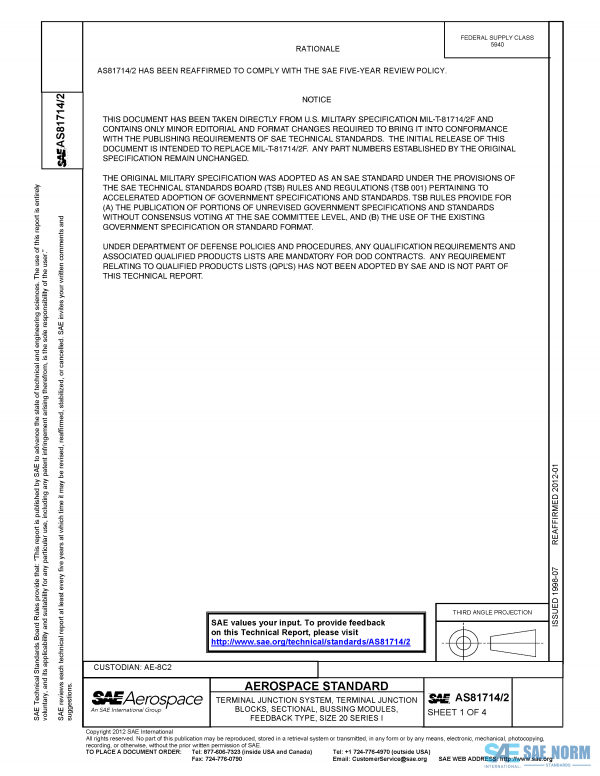 SAE AS 81714/2 Series PDF