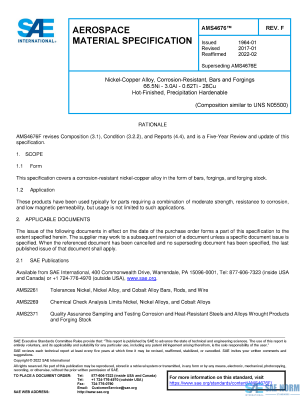 SAE AMS 4676 Series PDF