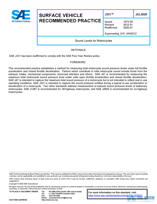 SAE J 331 Series PDF