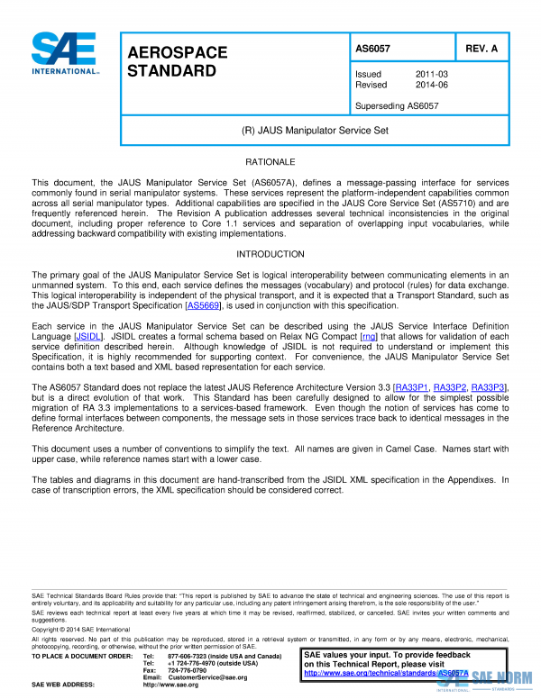 SAE AS 6057 Series PDF