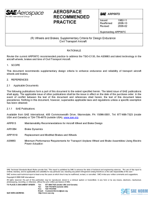 SAE ARP 597 Series PDF