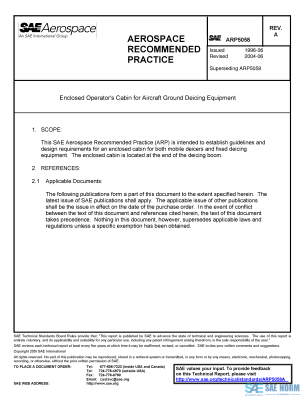 SAE ARP 5058 Series PDF