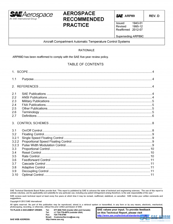 SAE ARP 89 Series PDF