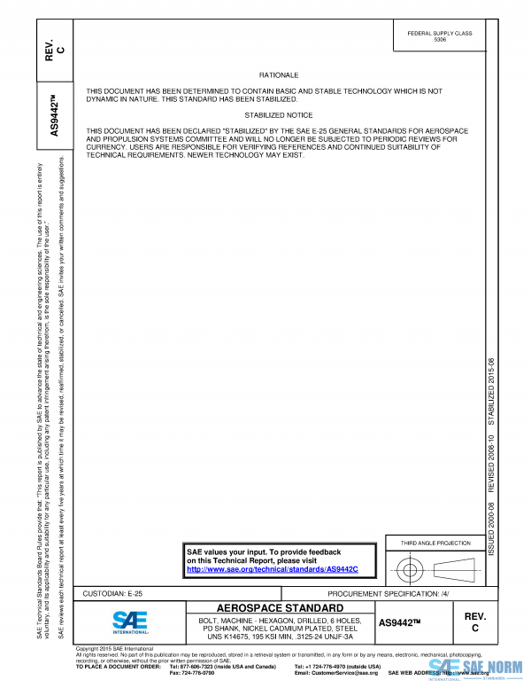 SAE AS 9442 Series PDF