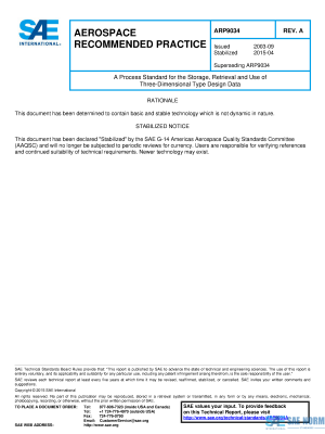 SAE ARP 9034 Series PDF