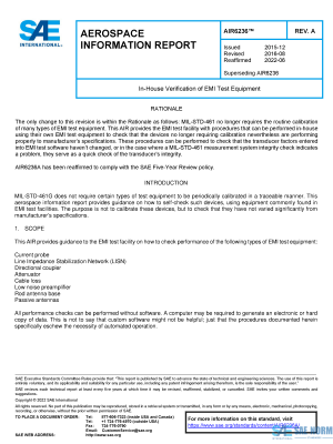 SAE AIR 6236 Series PDF