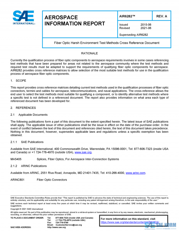 SAE AIR 6282 Series PDF