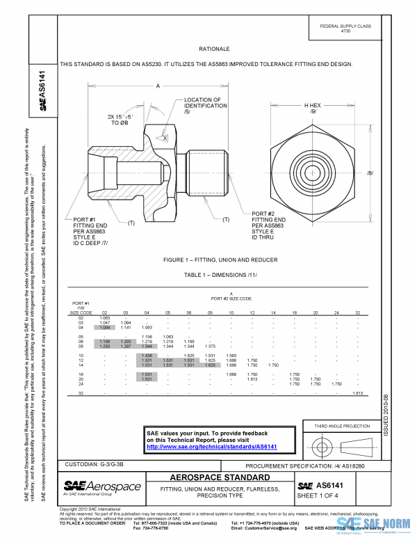 SAE AS 6141 Series PDF