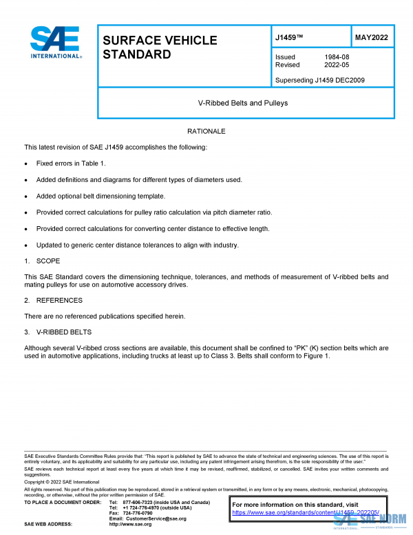 SAE J 1459 Series PDF