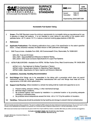 SAE J 2043 Series PDF