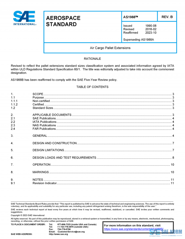 SAE AS 1988 Series PDF