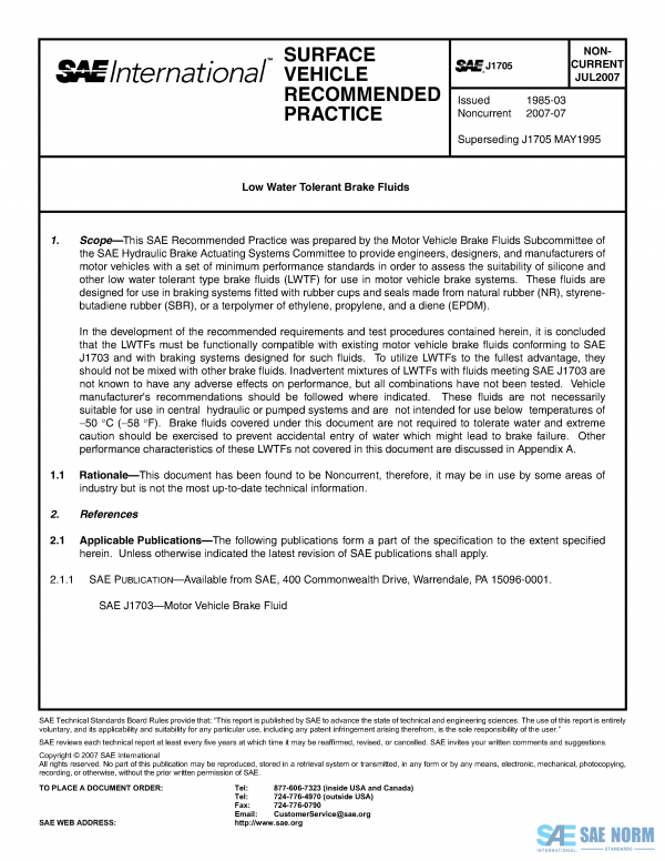 SAE J 1705 Series PDF