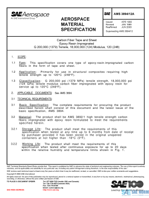 SAE AMS 3894/12 Series PDF