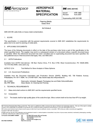 SAE AMS 2431/6 Series PDF
