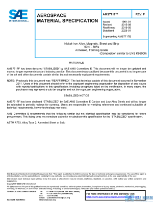 SAE AMS 7717 Series PDF