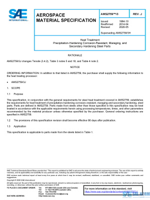 SAE AMS 2759/3 Series PDF