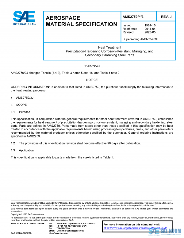 SAE AMS 2759/3 Series PDF