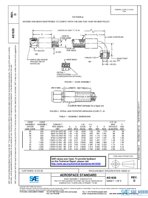 SAE AS 1635 Series PDF