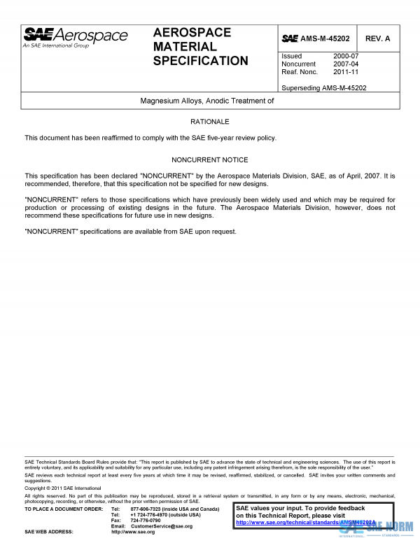 SAE AMSM 45202 Series PDF