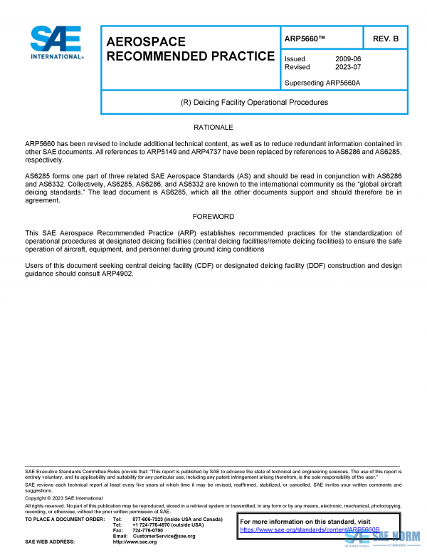 SAE ARP 5660 Series PDF