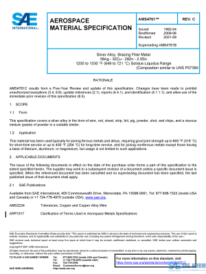 SAE AMS 4761 Series PDF