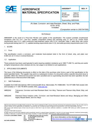 SAE AMS 5504 Series PDF