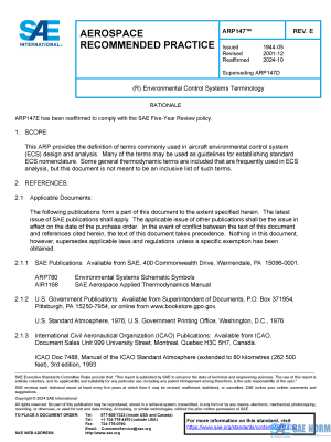 SAE ARP 147 Series PDF