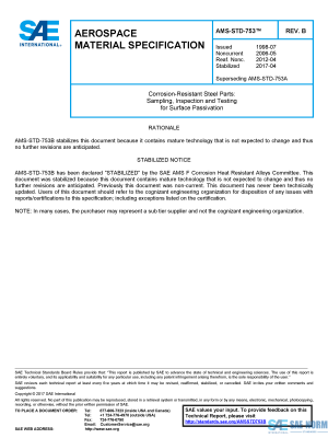 SAE AMSSTD 753 Series PDF