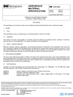 SAE AMS 1528 Series PDF