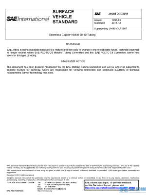 SAE J 1650 Series PDF