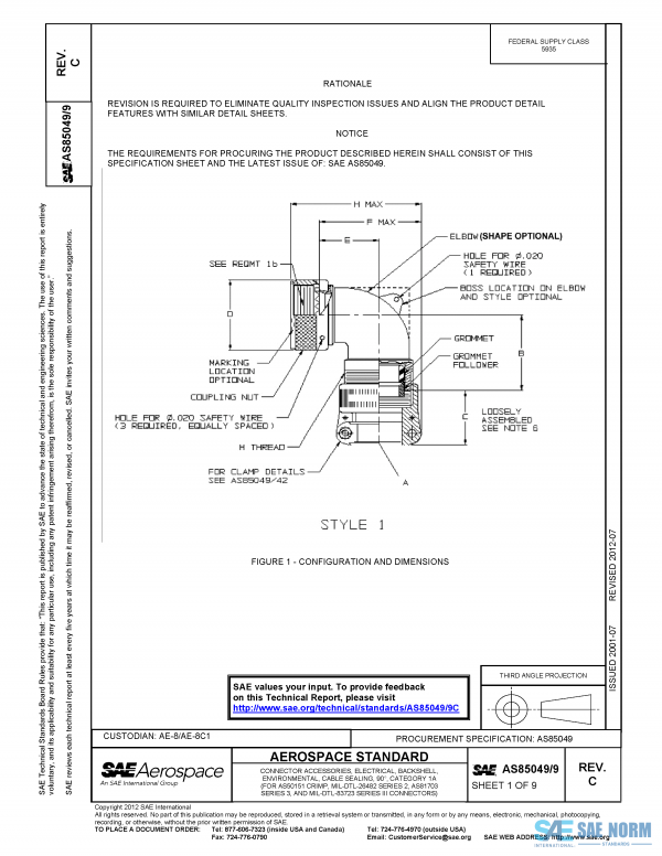 SAE AS 85049/9 Series PDF