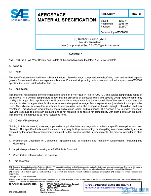 SAE AMS 7268 Series PDF