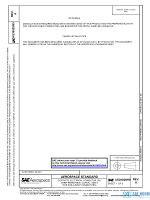 SAE AS 39029/99 Series PDF