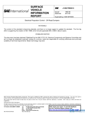 SAE J 1299 Series PDF
