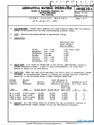 SAE AMS 6510 Series PDF