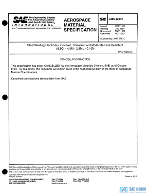 SAE AMS 5781 Series PDF