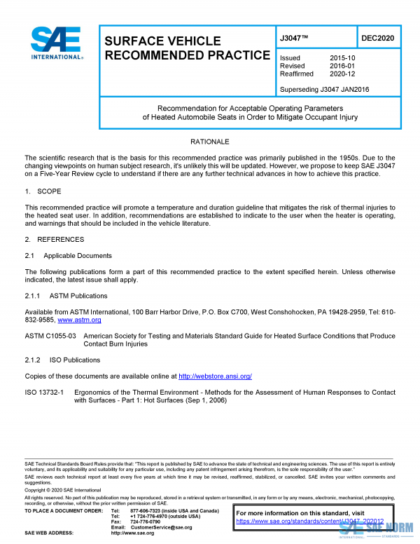 SAE J 3047 Series PDF