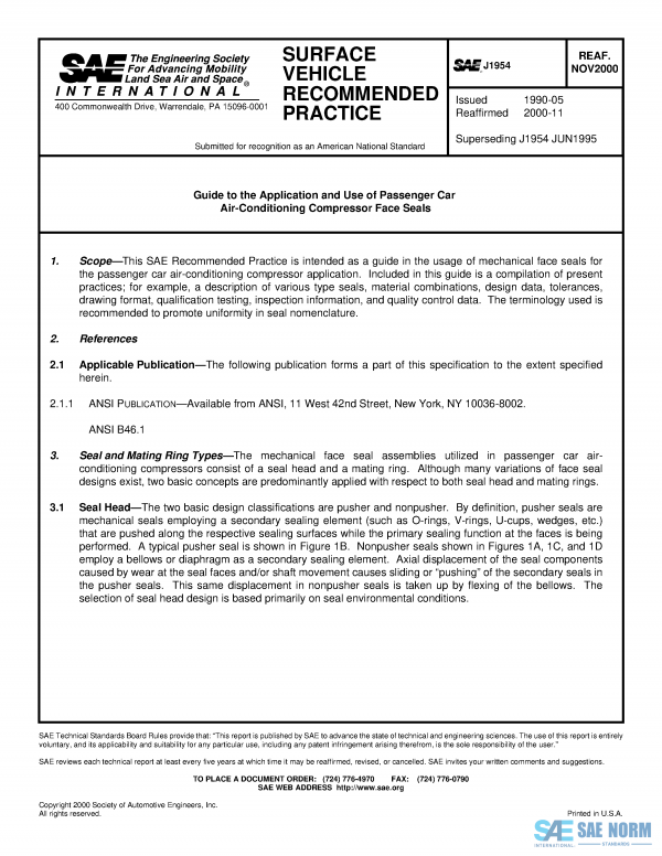 SAE J 1954 Series PDF