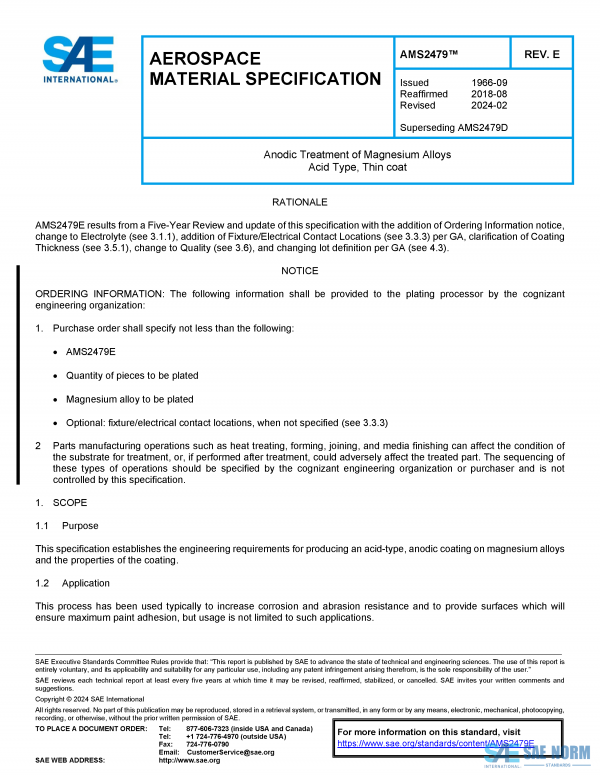 SAE AMS 2479 Series PDF