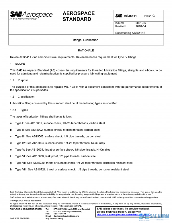 SAE AS 35411 Series PDF