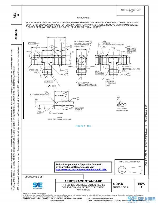 SAE AS 3226 Series PDF