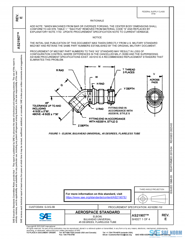 SAE AS 21907 Series PDF