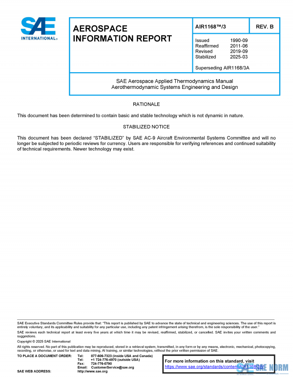 SAE AIR 1168/3 Series PDF