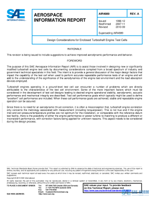 SAE AIR 4989 Series PDF