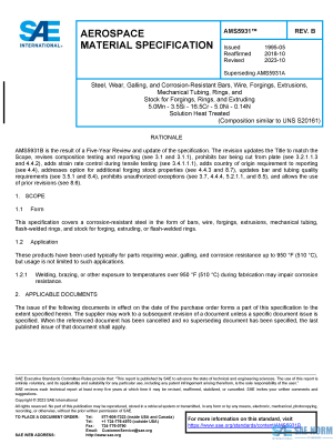 SAE AMS 5931 Series PDF