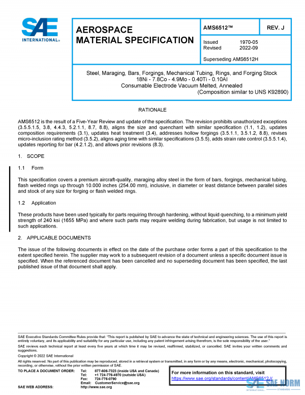 SAE AMS 6512 Series PDF