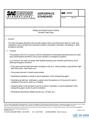 SAE AS 5402 Series PDF