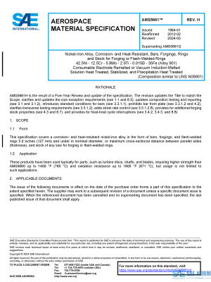 SAE AMS 5661 Series PDF