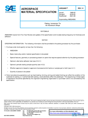 SAE AMS 2409 Series PDF